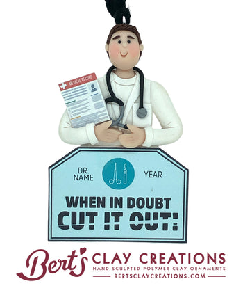Surgeon Ornament - Bert's Clay Creations